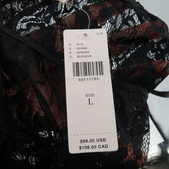 NEW Anthropologie Porridge Lace Black Blouse - Large NWT - Picture 3 of 16